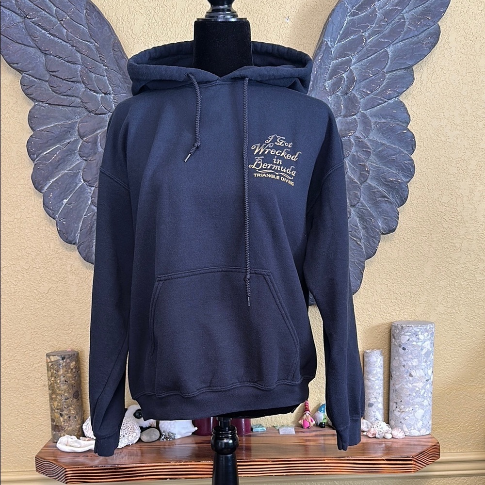 Men's Black Hoodie Sweater